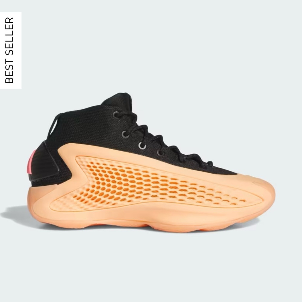 A.E. 1J Black and Orange Sneakers